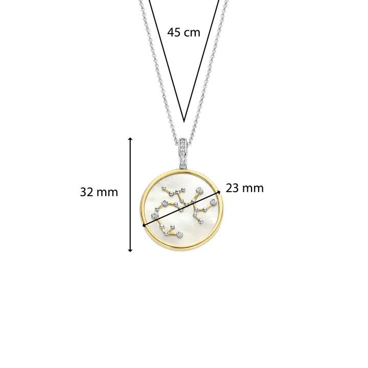 Ti Sento Sterling Silver Necklace/6826SA