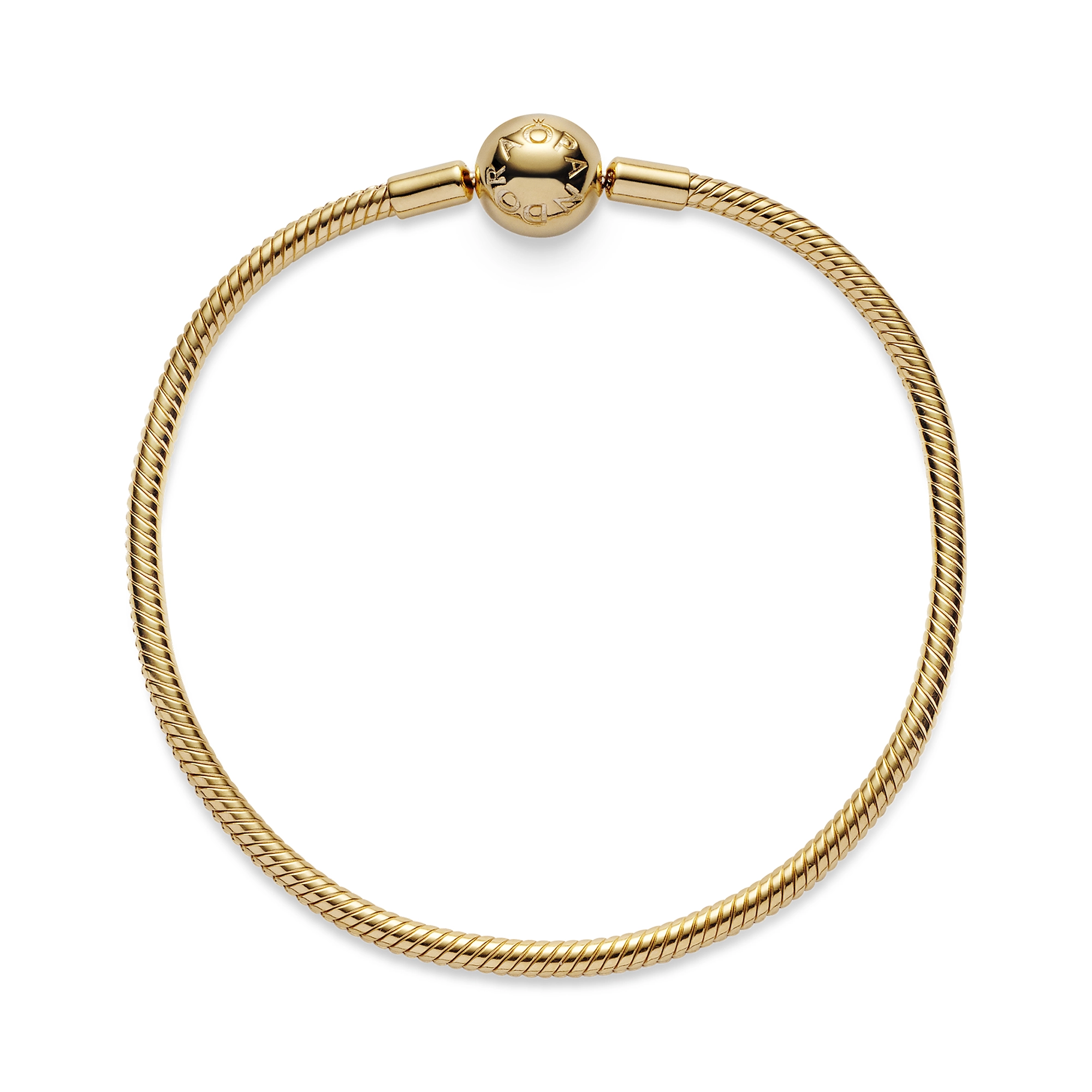Snake chain PANDORA Shine bracelet/568748C00-18