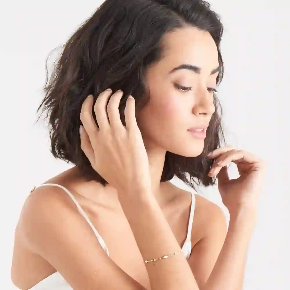 Opal Colour Gold Bracelet/B014-02G