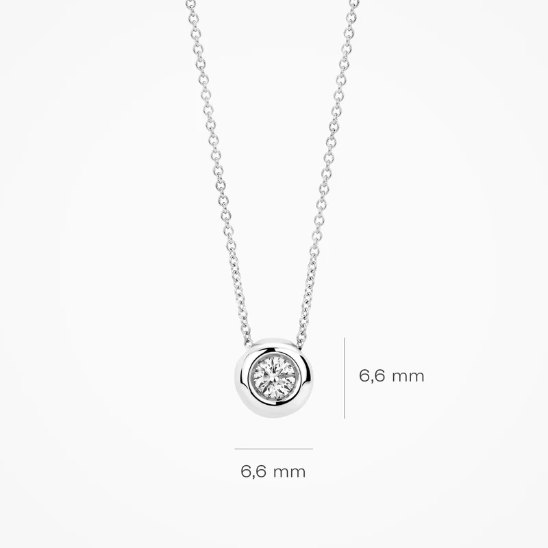 Blush Lab-Grown Diamond 14K White gold Necklace / LG3006W