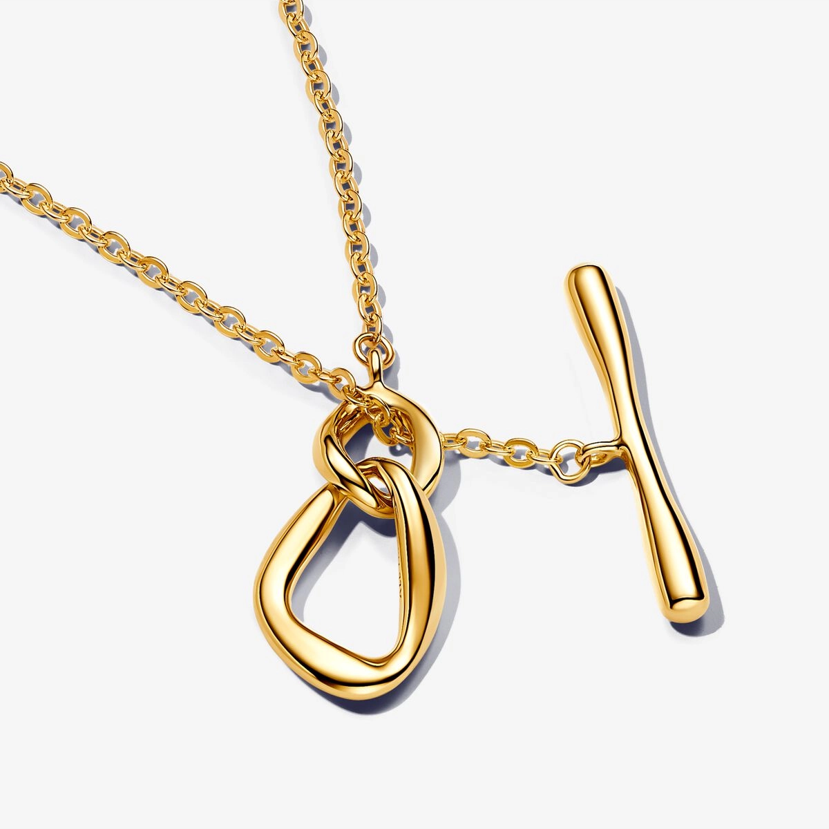 PANDORA Gold Plated metal blend Necklace / 363255C00-50