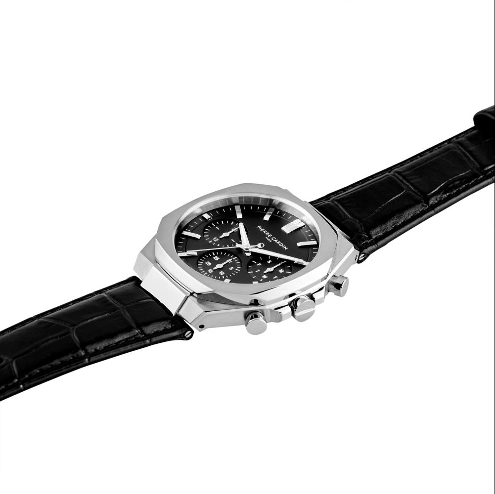 Lot De 3 Montres Bracelet Quartz Pour Homme - Marques Pierre Cardin, Philip Persio, Le Griffon - Occasion