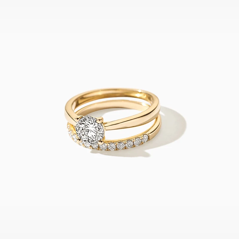 Blush Lab-Grown Diamond 14K Gold Ring / LG1013Y-52