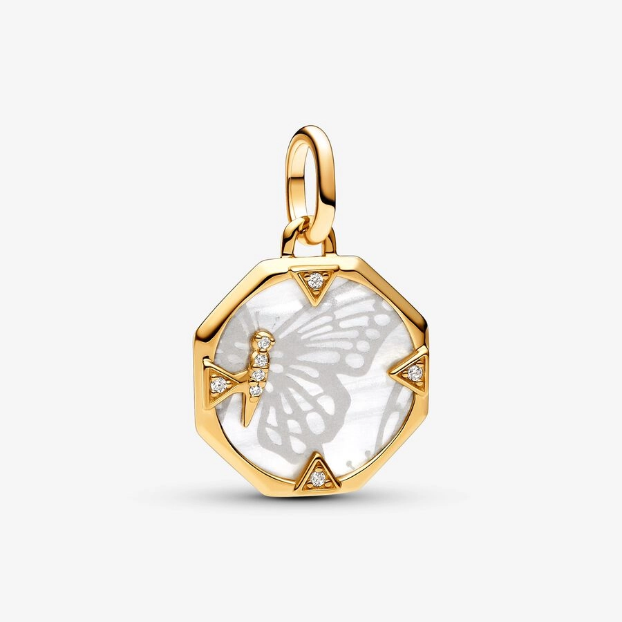 PANDORA Gold Plated metal blend Charm / 763366C01