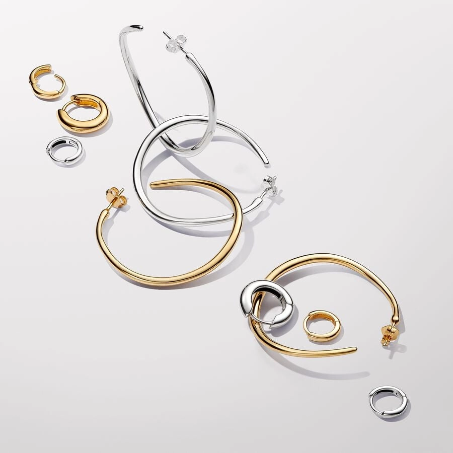 PANDORA Gold Plated metal blend Earring / 263320C00