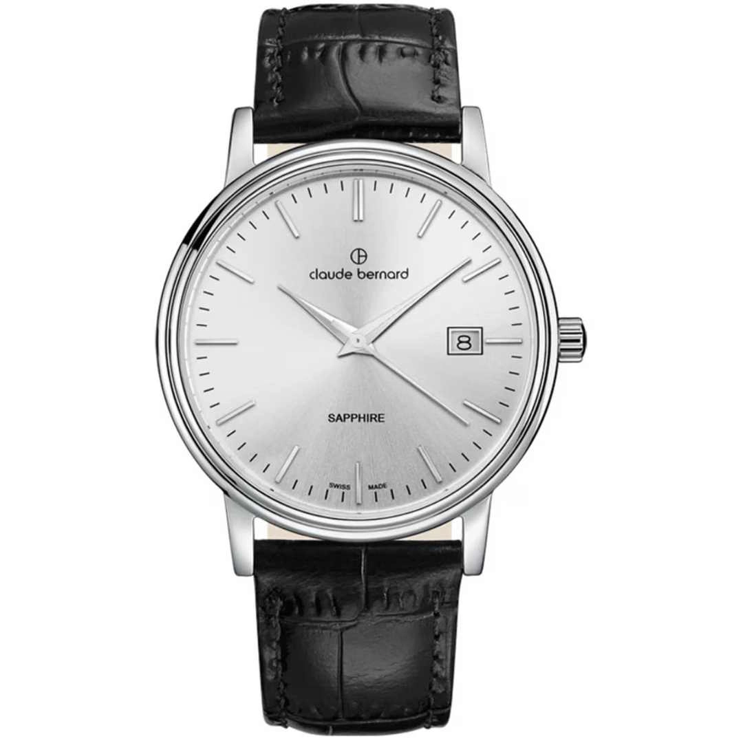 Claude Bernard Quartz Watch Men / 53009 3 AIN Switzerland