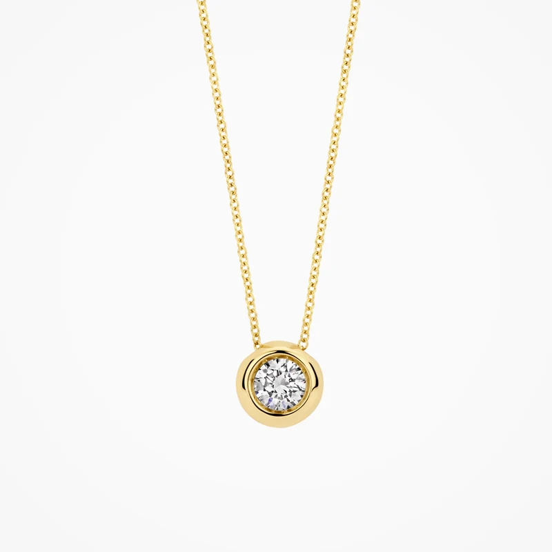 Blush Lab-Grown Diamond 14K Gold Necklace / LG3007Y