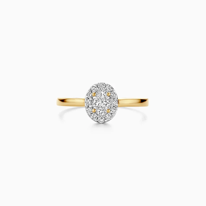 Blush Lab-Grown Diamond 14K Gold Ring / LG1016Y-50