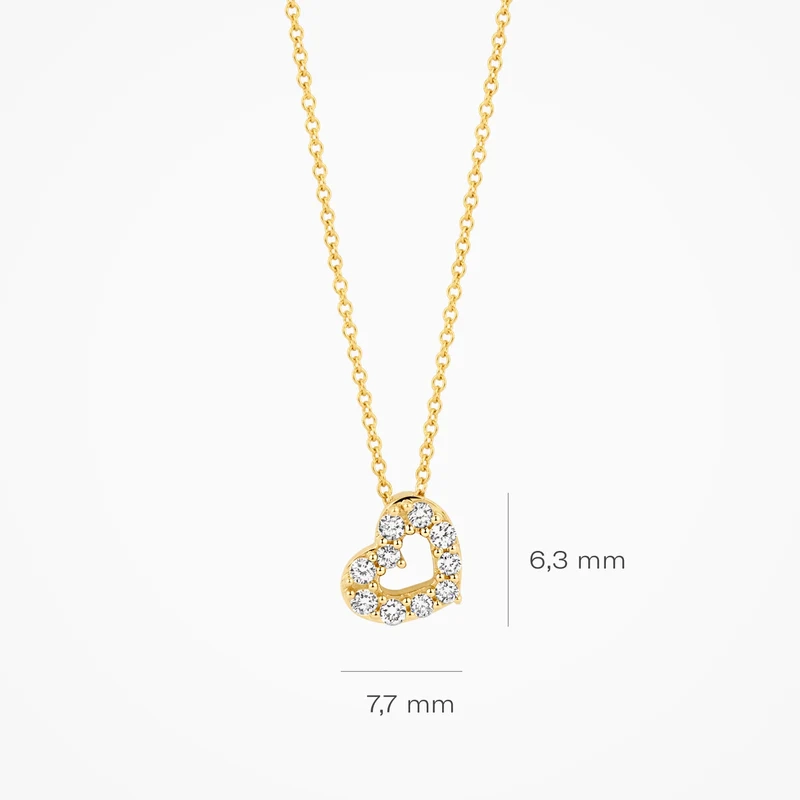 Blush Lab-Grown Diamond 14K Gold Necklace / LG3000Y