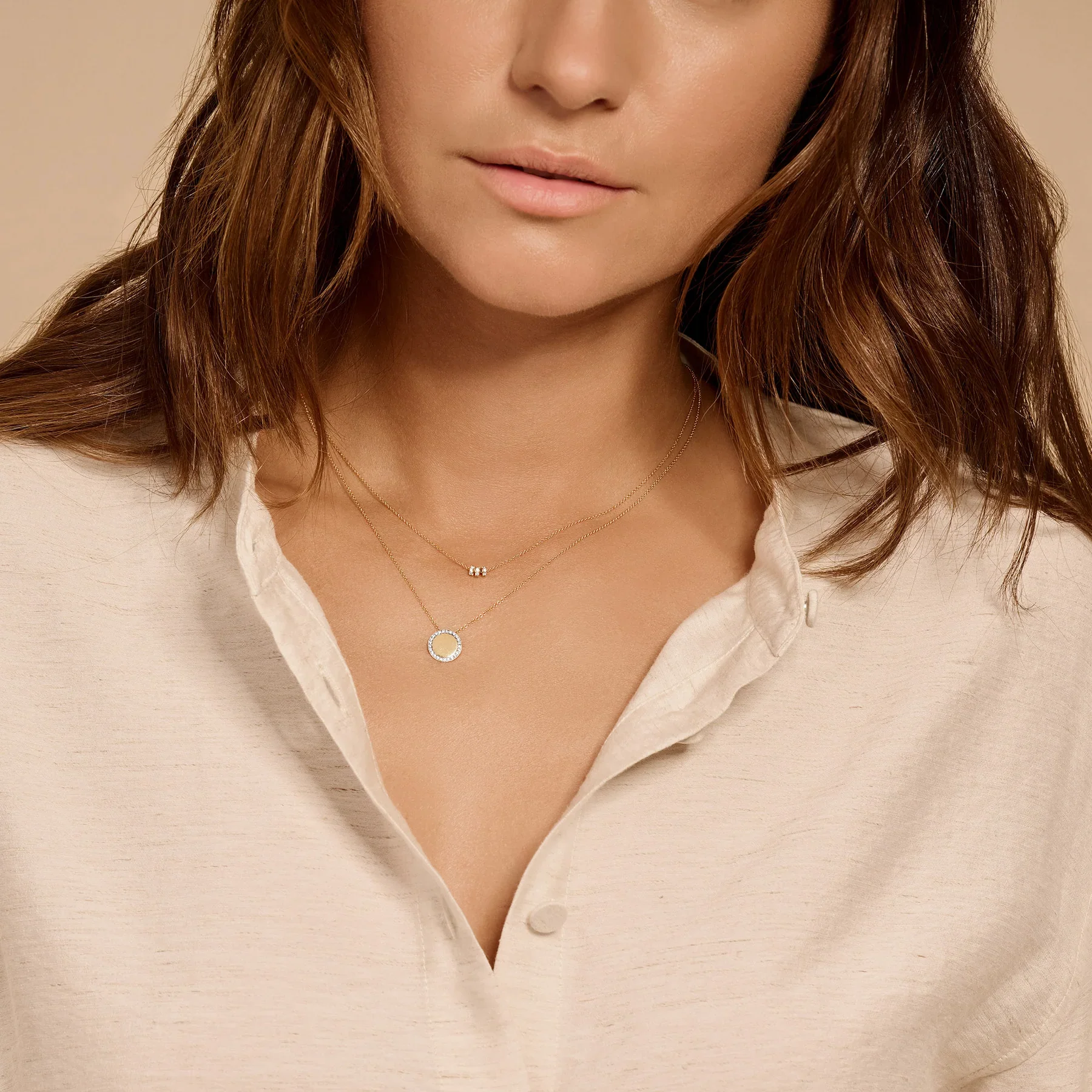 Blush 14K Gold Necklace / 3136YZI