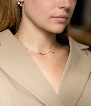 Necklace / SNS21830-01WHT