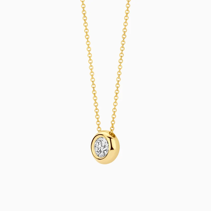 Blush Lab-Grown Diamond 14K Gold Necklace / LG3007Y