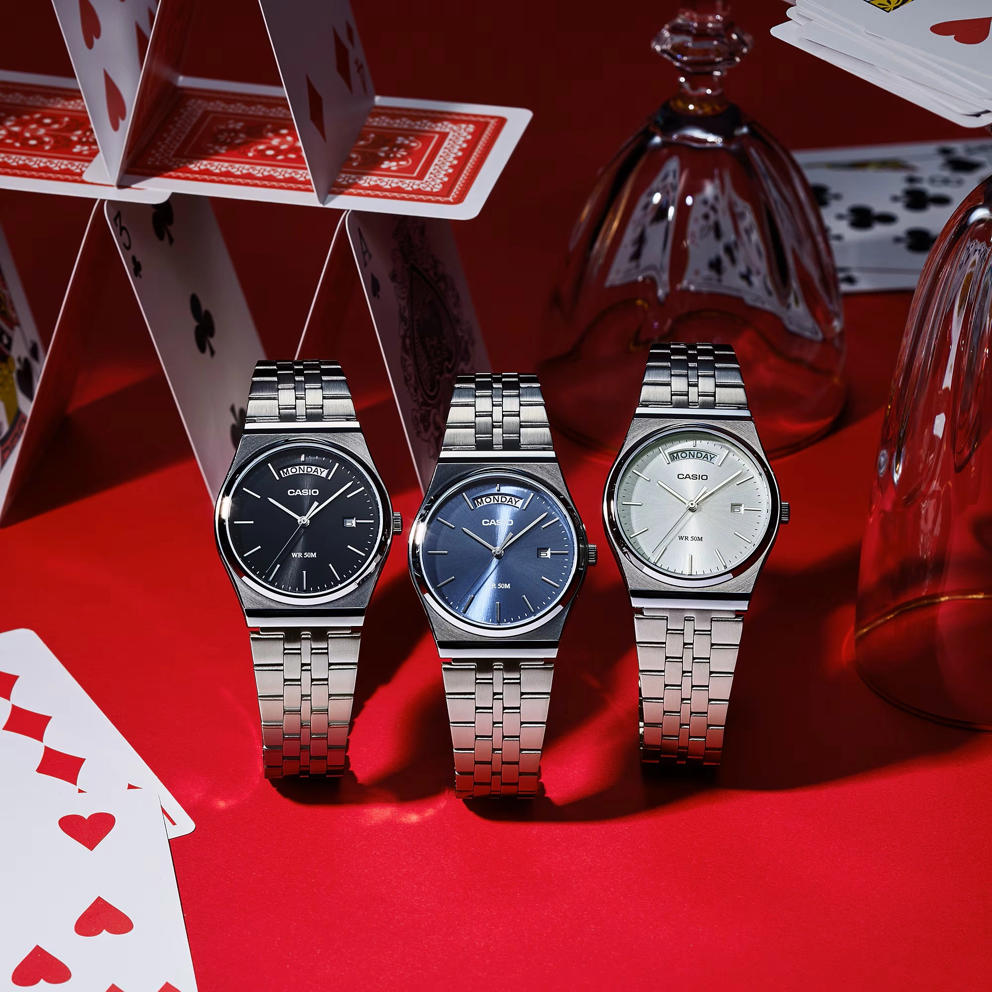 Quartz Wristwatch / MTP-B146D-1AVDF