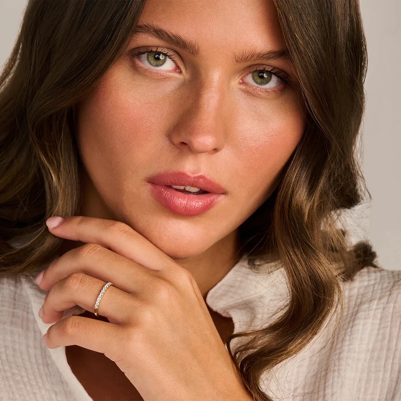 Blush Lab-Grown Diamond 14K Gold Ring / LG1013Y-56