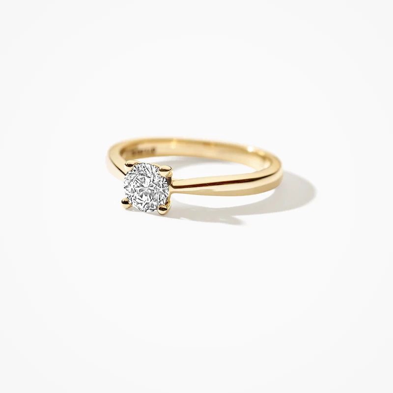 Blush Lab-Grown Diamond 14K Gold Ring / LG1001Y-52