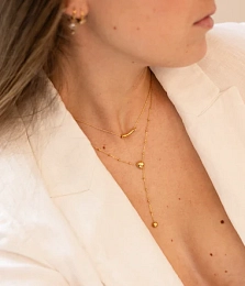 Zag Bijoux Surgical Stainless Steel Necklace / SNM23144-01UNI