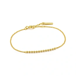 Gold Modern Multiple Balls Bracelet/B002-01G