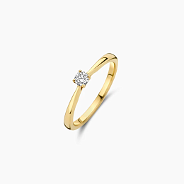 Blush Lab-Grown Diamond 14K Gold Ring / LG1000Y-56