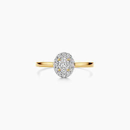Blush Lab-Grown Diamond 14K Gold Ring / LG1016Y-54