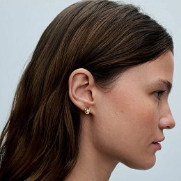 PANDORA Gold Plated metal blend Earring / 263295C01