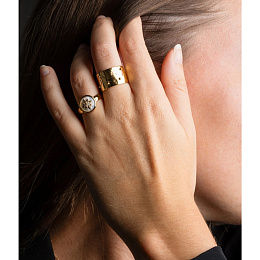 Zag Bijoux Surgical Stainless Steel Ring / SRM21921-01SEL
