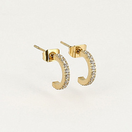 Zag Bijoux Surgical Stainless Steel Earring / SEC15169-01WHT