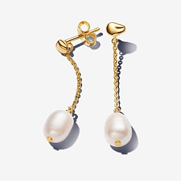 PANDORA Gold Plated metal blend Earring / 263313C01