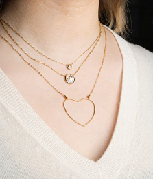 Necklace / SNS21946-01WHT