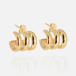 Zag Bijoux Surgical Stainless Steel Earring / SEC21722-01UNI