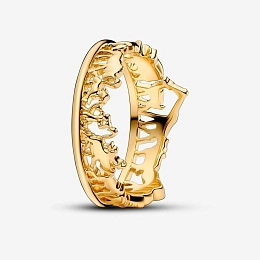 PANDORA Gold Plated metal blend Ring / 163362C00-56