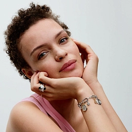 PANDORA Sterling Silver Ring / 193322C01-56