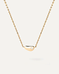 Delta necklace 925 Sterling Silver 18K Gold Platin