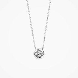 Blush Lab-Grown Diamond 14K White gold Necklace / LG3006W