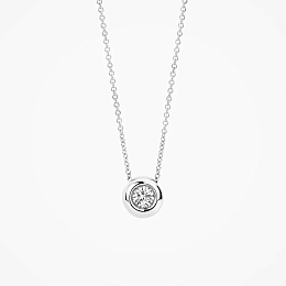 Blush Lab-Grown Diamond 14K White gold Necklace / LG3006W