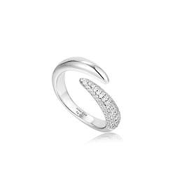 Ania Haie Rhodium plated Ring / R053-02H