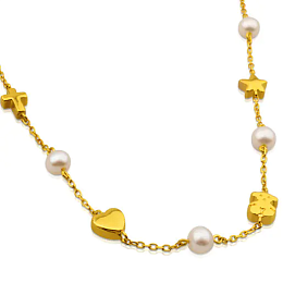 Golden Necklace & Pendant/512782000