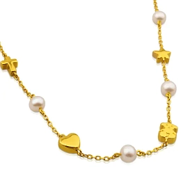 Golden Necklace & Pendant/512782000