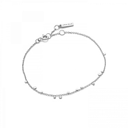 Silver Geometry Mixed Discs Bracelet/B005-02H