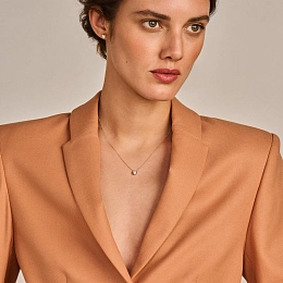 Blush Lab-Grown Diamond 14K Gold Necklace / LG3006Y