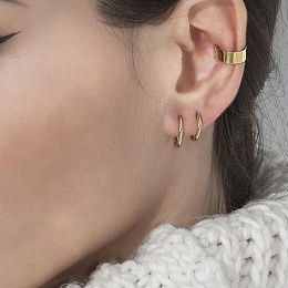 ø 10mm Lobe Single Earring with Clicker Closer