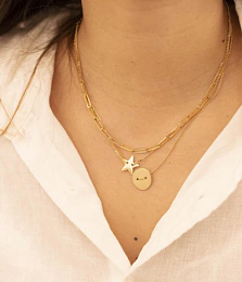 Zag Bijoux Surgical Stainless Steel Necklace / SNX9013-01UNI