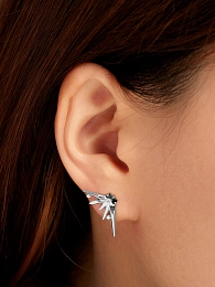 Ania Haie Rhodium plated Earring / E053-05H