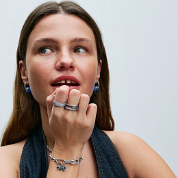 PANDORA Sterling Silver Earring / 293355C00