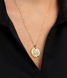 Zag Bijoux Surgical Stainless Steel Necklace / SNM21348-01CAP
