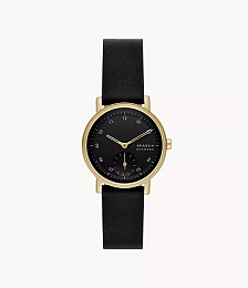 ANALOG WATCH 0 JWL GP LEATHER STRAP