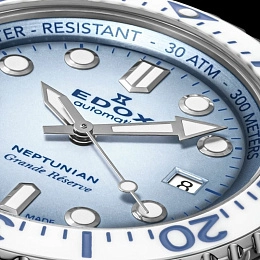 Edox Men Automatic Wristwatch/80801 3BBUM BUCDN