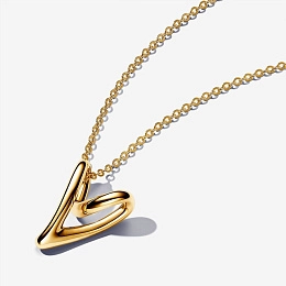 PANDORA Gold Plated metal blend Necklace / 363272C00-70