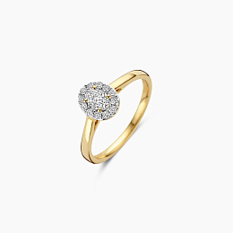Blush Lab-Grown Diamond 14K Gold Ring / LG1016Y-50