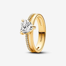PANDORA 14K Gold Plated Ring/163100C01-54