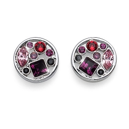 Post Earring Merge rhod. multi /22744 VIO
